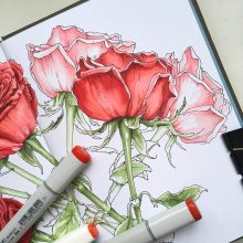Рисунки для срисовки маркерами для начинающих (36 фото)