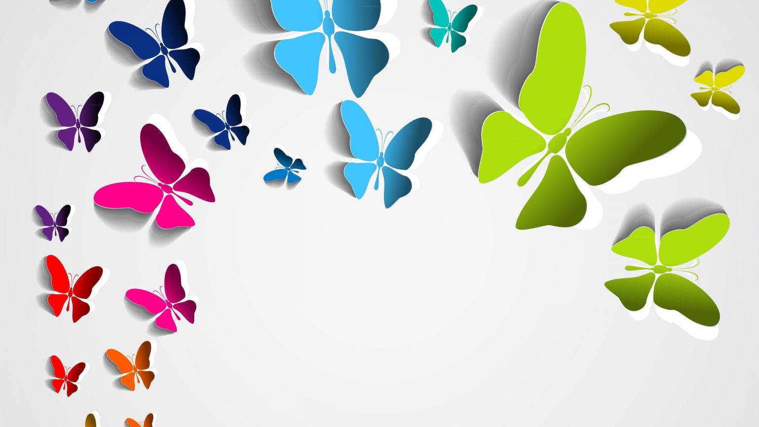 Бабочки обои на фон