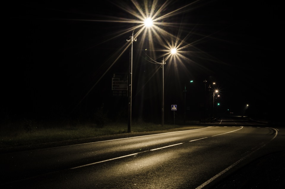 Фото из машины ночью на дорогу с переднего сиденья