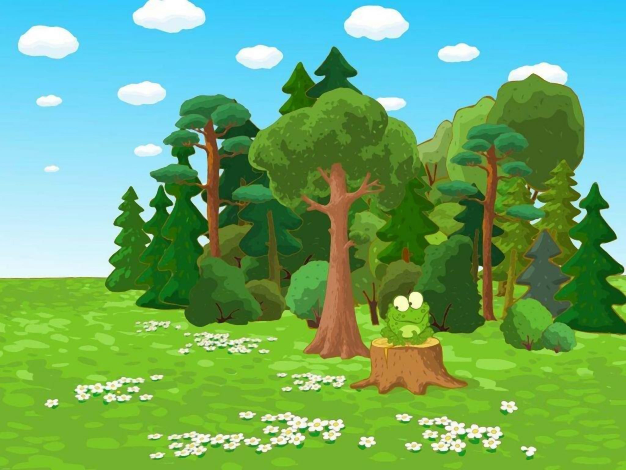 Картинки дремучий лес сказочный