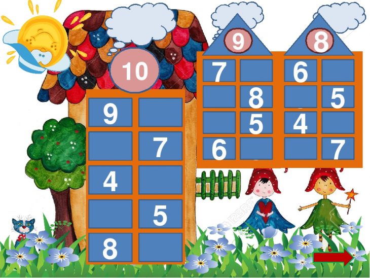 Числовые наборы б и в. Математические домики для дошкольников. Числовые домики для детей. Цифровые домики для дошкольников. Домик с цифрами для детей.