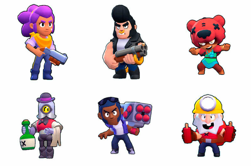 Нового персонажа игры brawl stars. Герои игры Brawl Stars. Г******** Brawl Stars. Герои из БРАВЛ старса. Бойцы из Brawl Stars.