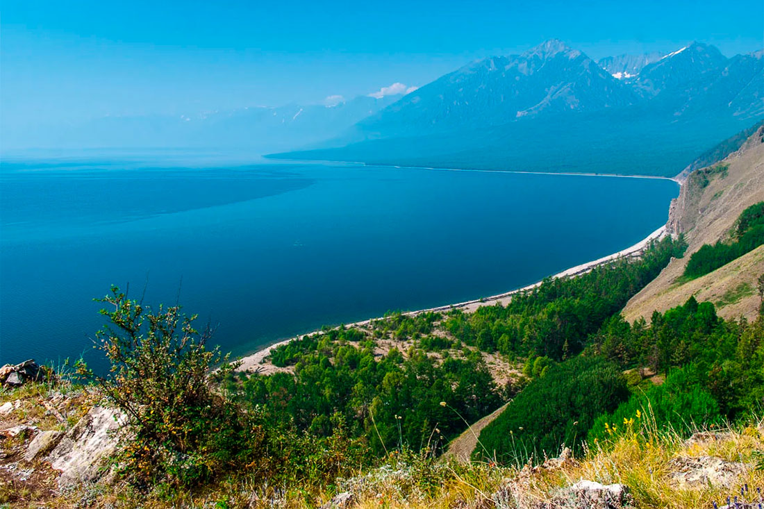 Фото байкала со спутника