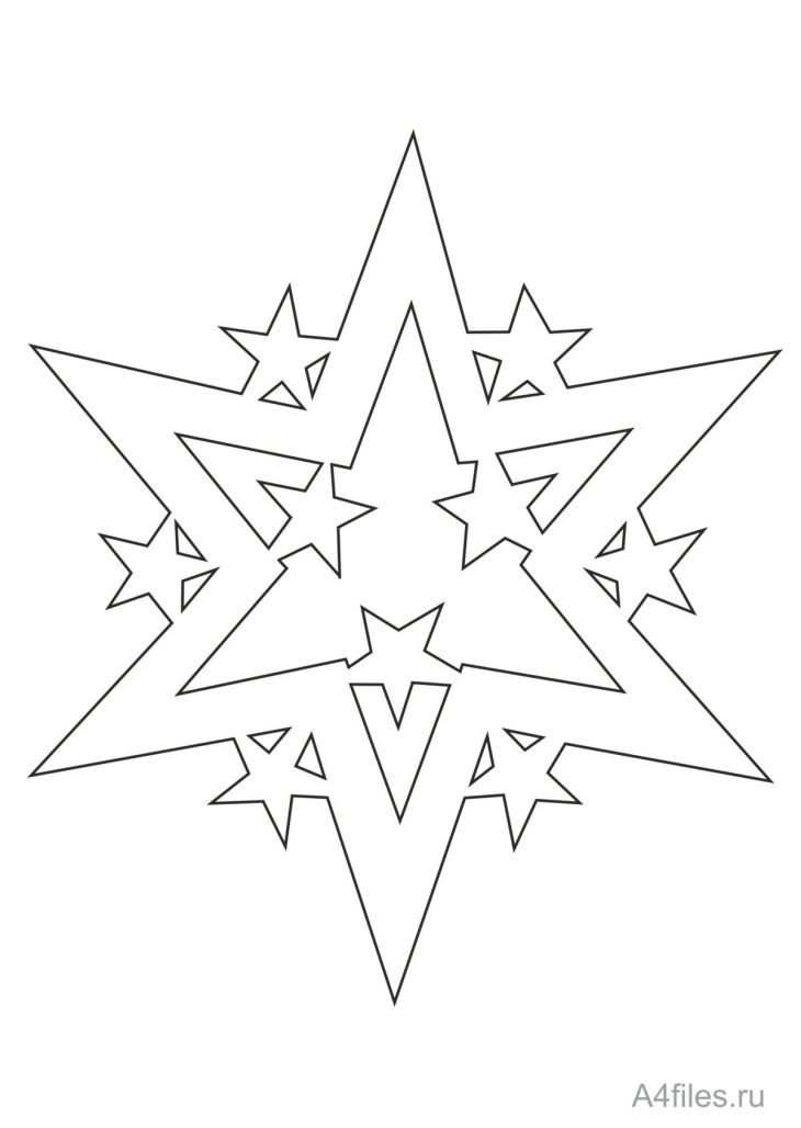 Шаблоны звезд для вырезания (100 фото) 🔥 BipBap.ru