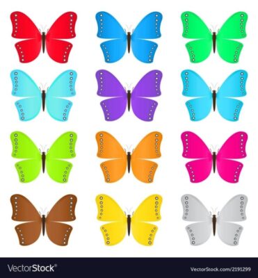 Трафареты бабочек для букета (100 фото) 🔥 BipBap.ru