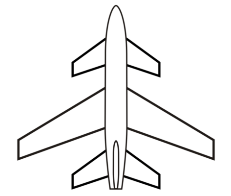 Трафареты самолета (100 фото) 🔥 BipBap.ru