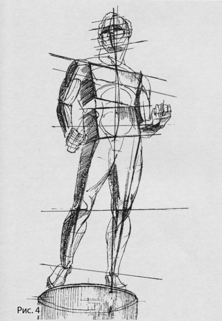 8 частей человека. Человек пропорции тела Рыжкин. Контрапост Рыжкин. Рыжкин пропорции тела человека анатомия. Конструктивный рисунок контрапост.