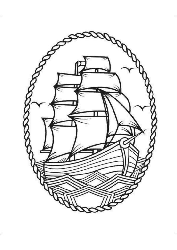 Трафареты кораблей (130 фото) 🔥 BipBap.ru